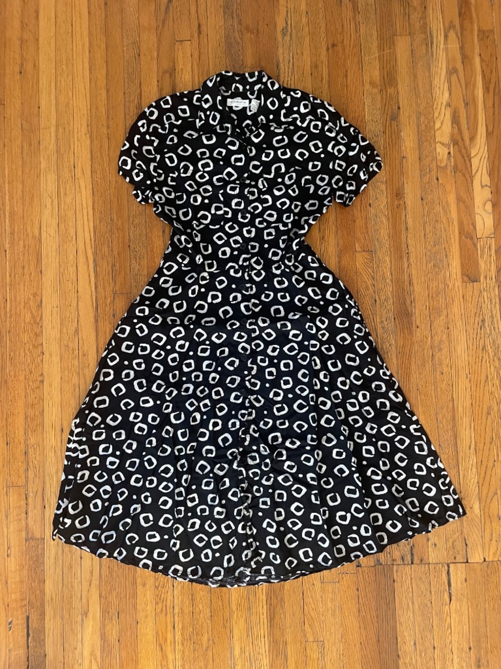 Vintage Liz Claiborne Button-Up Midi Dress